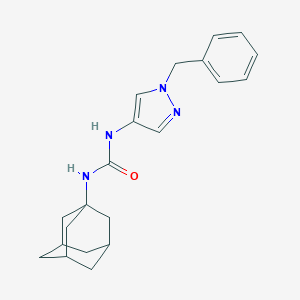 molecular formula C21H26N4O B280461 N-(1-adamantyl)-N'-(1-benzyl-1H-pyrazol-4-yl)urea 