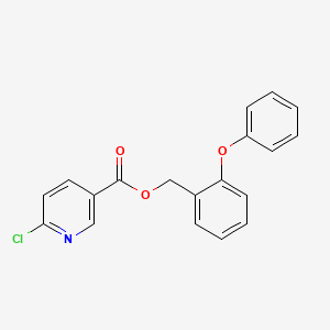 (2-Phenoxyphenyl)methyl 6-chloropyridine-3-carboxylate
