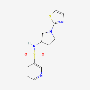 N-(1-(thiazol-2-yl)pyrrolidin-3-yl)pyridine-3-sulfonamide