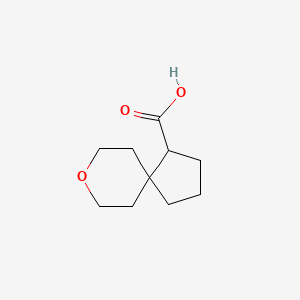 molecular formula C10H16O3 B2804666 8-Oxaspiro[4.5]decane-1-carboxylic acid CAS No. 1556353-87-7