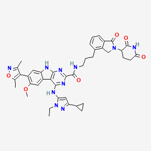 molecular formula C41H42N10O6 B2804755 PROTAC BET degrader-2 