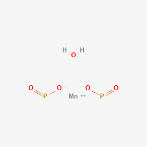 molecular formula H2MnO5P2 B028048 Manganese(II) hypophosphite monohydrate CAS No. 7783-16-6