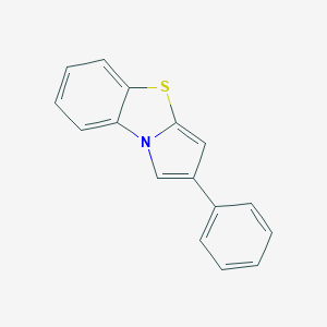 molecular formula C16H11NS B280480 2-Phenylpyrrolo[2,1-b][1,3]benzothiazole 