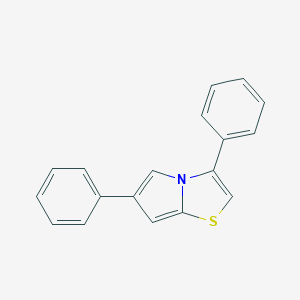 molecular formula C18H13NS B280481 3,6-Diphenylpyrrolo[2,1-b][1,3]thiazole 