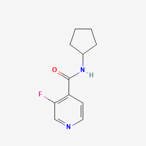 molecular formula C11H13FN2O B2804837 N-cyclopentyl-3-fluoropyridine-4-carboxamide CAS No. 1466172-11-1