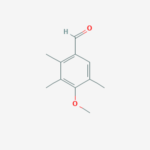 molecular formula C11H14O2 B2804891 4-Methoxy-2,3,5-trimethylbenzaldehyde CAS No. 59453-56-4
