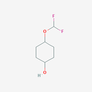 molecular formula C7H12F2O2 B2804893 4-(Difluoromethoxy)cyclohexan-1-ol CAS No. 1565472-22-1