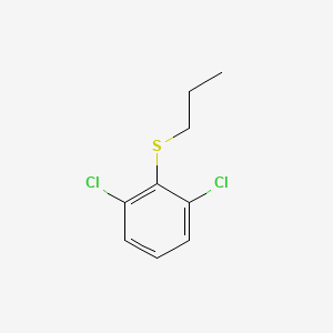 molecular formula C9H10Cl2S B2805043 1,3-Dichloro-2-(propylthio)benzene CAS No. 1824268-79-2