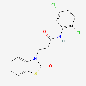 N-(2,5-dichlorophenyl)-3-(2-oxobenzo[d]thiazol-3(2H)-yl)propanamide