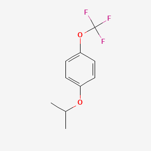 molecular formula C10H11F3O2 B2805157 1-Isopropoxy-4-(trifluoromethoxy)-benzene CAS No. 1030471-18-1