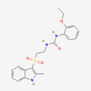 1-(2-ethoxyphenyl)-3-(2-((2-methyl-1H-indol-3-yl)sulfonyl)ethyl)urea