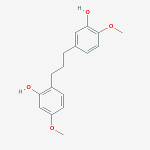 molecular formula C17H20O4 B028052 broussonin E CAS No. 90902-21-9