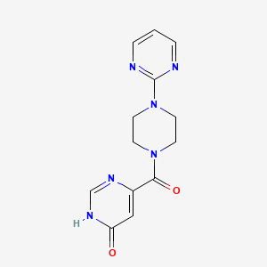 (6-Hydroxypyrimidin-4-yl)(4-(pyrimidin-2-yl)piperazin-1-yl)methanone