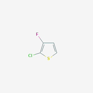 molecular formula C4H2ClFS B2805229 2-chloro-3-fluorothiophene CAS No. 32431-79-1