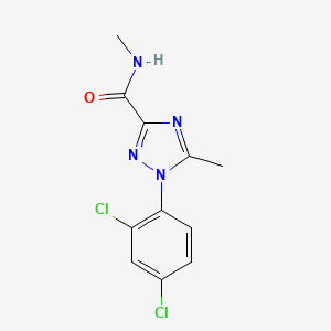 1-(2,4-dichlorophenyl)-N,5-dimethyl-1H-1,2,4-triazole-3-carboxamide