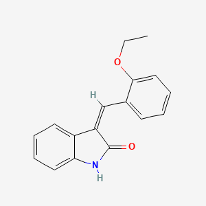 molecular formula C17H15NO2 B2805333 SU5204 