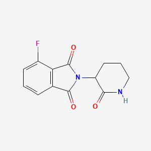 molecular formula C13H11FN2O3 B2805413 4-Fluoro-2-(2-oxopiperidin-3-yl)isoindole-1,3-dione CAS No. 2324143-09-9