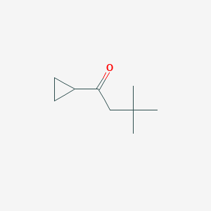 molecular formula C9H16O B2805507 1-Cyclopropyl-3,3-dimethylbutan-1-one CAS No. 34640-61-4