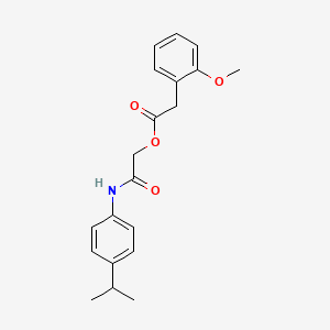 2-Oxo-2-{[4-(propan-2-yl)phenyl]amino}ethyl (2-methoxyphenyl)acetate