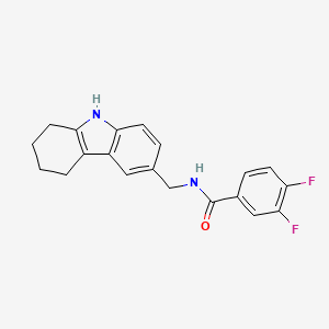 3,4-difluoro-N-((2,3,4,9-tetrahydro-1H-carbazol-6-yl)methyl)benzamide