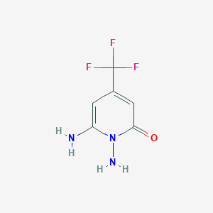 1,6-Diamino-4-(trifluoromethyl)pyridin-2-one