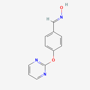 (NE)-N-[(4-pyrimidin-2-yloxyphenyl)methylidene]hydroxylamine