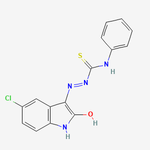 5-Chloroisatin 3-(4-phenylthiosemicarbazide)