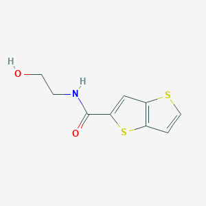 N-(2-hydroxyethyl)thieno[3,2-b]thiophene-2-carboxamide