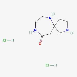 2,6,9-Triazaspiro[4.6]undecan-10-one dihydrochloride