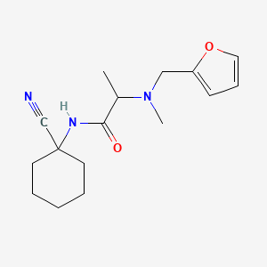 N-(1-cyanocyclohexyl)-2-{[(furan-2-yl)methyl](methyl)amino}propanamide