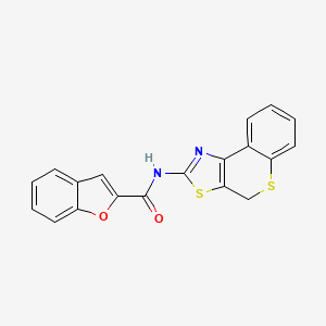 N-(4H-thiochromeno[4,3-d]thiazol-2-yl)benzofuran-2-carboxamide