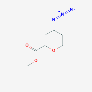 B2805634 Ethyl 4-azidooxane-2-carboxylate CAS No. 2387138-41-0