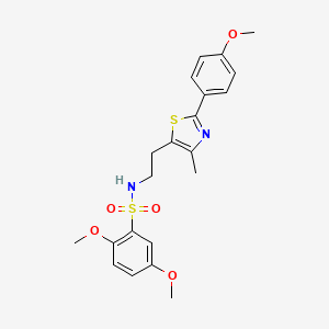 2,5-dimethoxy-N-(2-(2-(4-methoxyphenyl)-4-methylthiazol-5-yl)ethyl)benzenesulfonamide