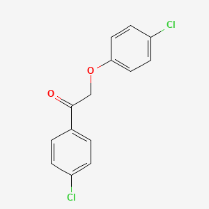 molecular formula C14H10Cl2O2 B2805665 2-(4-Chlorophenoxy)-1-(4-chlorophenyl)-1-ethanone CAS No. 64009-05-8