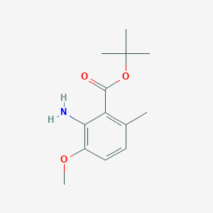 B2805701 Tert-butyl 2-amino-3-methoxy-6-methylbenzoate CAS No. 2248330-58-5