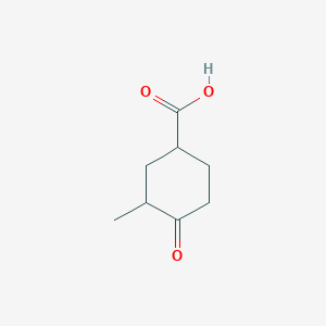 molecular formula C8H12O3 B2805748 3-Methyl-4-oxocyclohexanecarboxylic acid CAS No. 101567-36-6
