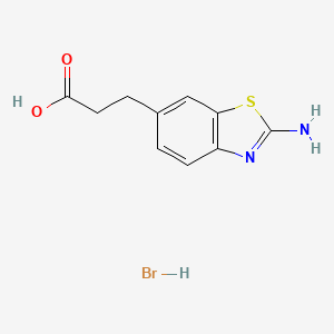 3-(2-Aminobenzo[d]thiazol-6-yl)propanoic acid hydrobromide