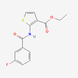 Ethyl 2-(3-fluorobenzamido)thiophene-3-carboxylate