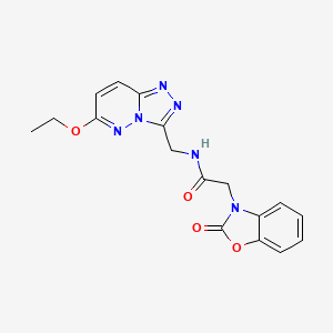 N-((6-ethoxy-[1,2,4]triazolo[4,3-b]pyridazin-3-yl)methyl)-2-(2-oxobenzo[d]oxazol-3(2H)-yl)acetamide