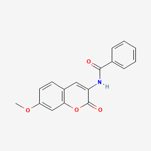 N-(7-methoxy-2-oxo-2H-chromen-3-yl)benzenecarboxamide