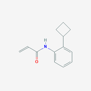 molecular formula C13H15NO B2805811 N-(2-Cyclobutylphenyl)prop-2-enamide CAS No. 2361638-83-5