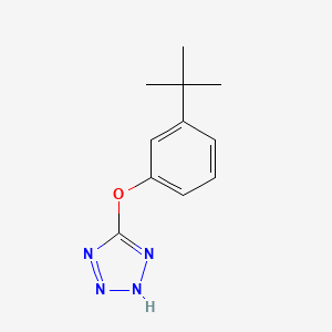 molecular formula C11H14N4O B2805883 3-(tert-butyl)phenyl 1H-1,2,3,4-tetraazol-5-yl ether CAS No. 866151-22-6