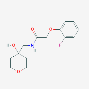 2-(2-fluorophenoxy)-N-((4-hydroxytetrahydro-2H-pyran-4-yl)methyl)acetamide