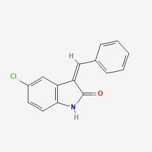 molecular formula C15H10ClNO B2806193 3-Benzylidene-5-chloroindolin-2-one CAS No. 387342-89-4