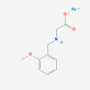 molecular formula C10H12NNaO3 B2806200 Sodium [(2-methoxybenzyl)amino]acetate CAS No. 124589-79-3; 1609399-84-9