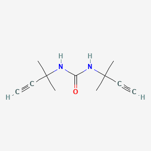 molecular formula C11H16N2O B2806389 1,3-Bis(2-methylbut-3-yn-2-yl)urea CAS No. 63989-51-5