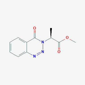 methyl (2S)-2-(4-oxo-1,2,3-benzotriazin-3(4H)-yl)propanoate