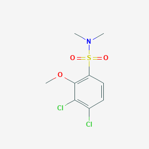 molecular formula C9H11Cl2NO3S B2806451 3,4-dichloro-2-methoxy-N,N-dimethylbenzenesulfonamide CAS No. 886121-20-6
