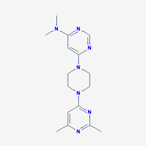 6-[4-(2,6-Dimethylpyrimidin-4-yl)piperazin-1-yl]-N,N-dimethylpyrimidin-4-amine