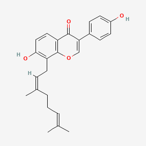 molecular formula C25H26O4 B2806515 8-Geranyl daidzein CAS No. 1072940-16-9